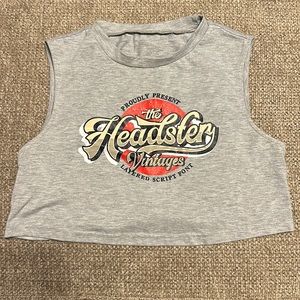 headster vintages crop tank